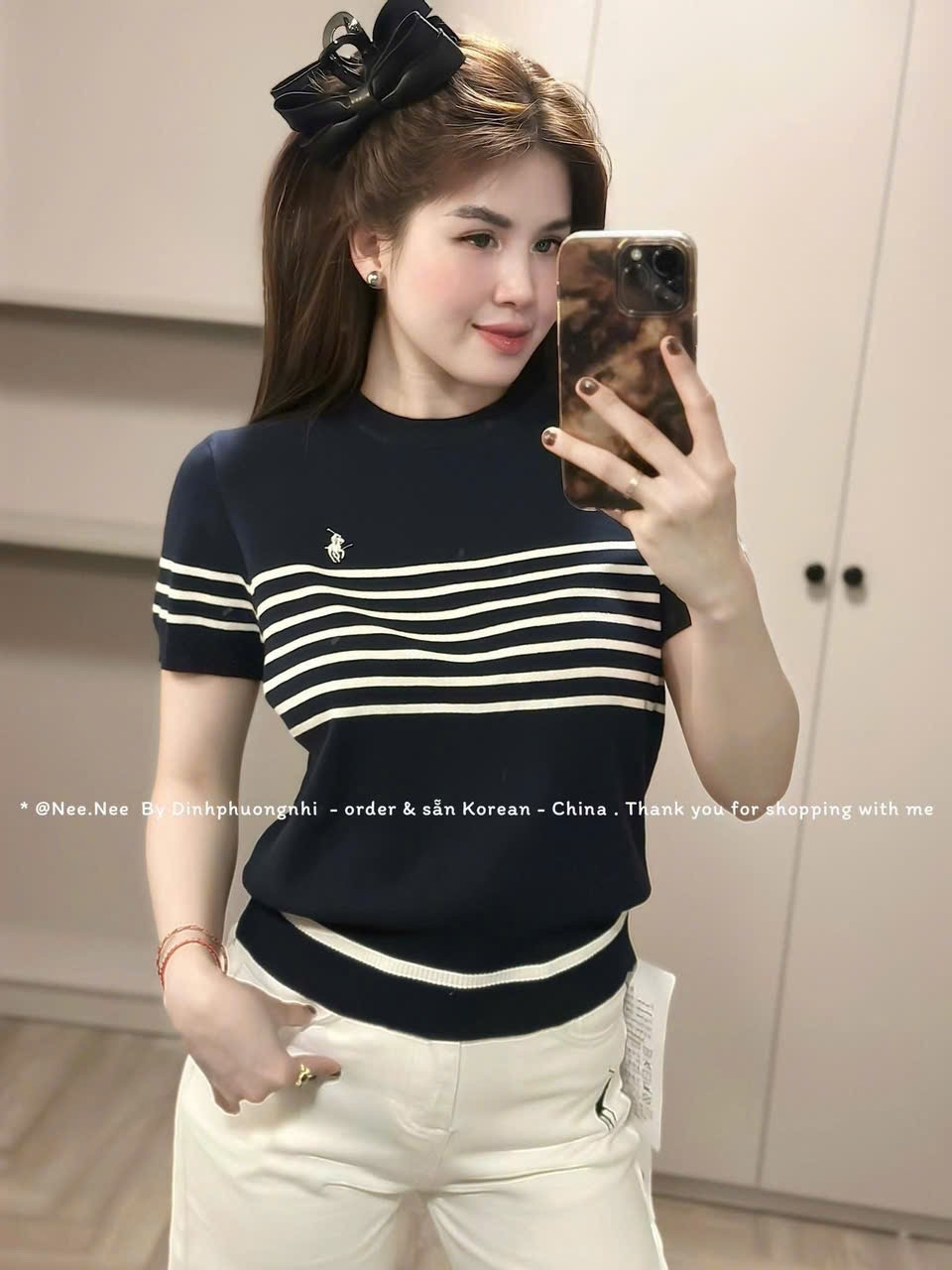 ÁO LEN POLO THÊU NGỰA QC