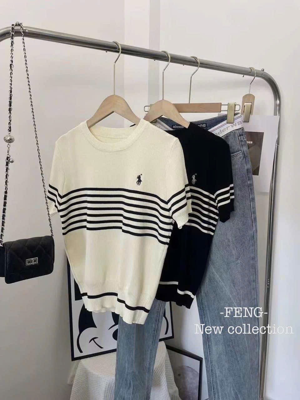 ÁO LEN POLO THÊU NGỰA QC