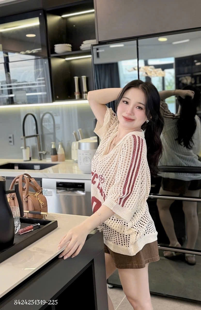 ÁO REN LƯỚI QC BE KEM SỐ 80