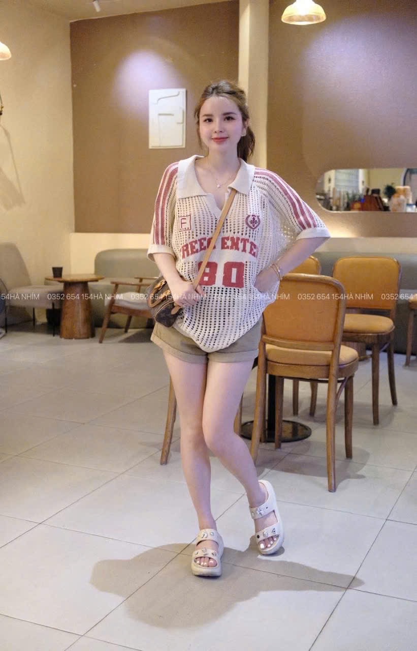 ÁO REN LƯỚI QC BE KEM SỐ 80
