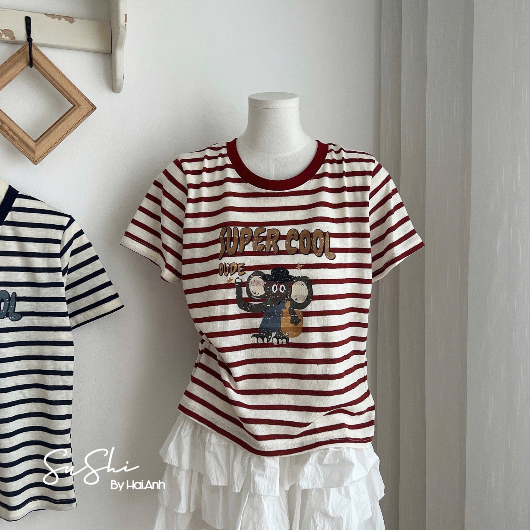 M253324 - ÁO PULL KẺ QC SUPER COOL 2 MÀU
