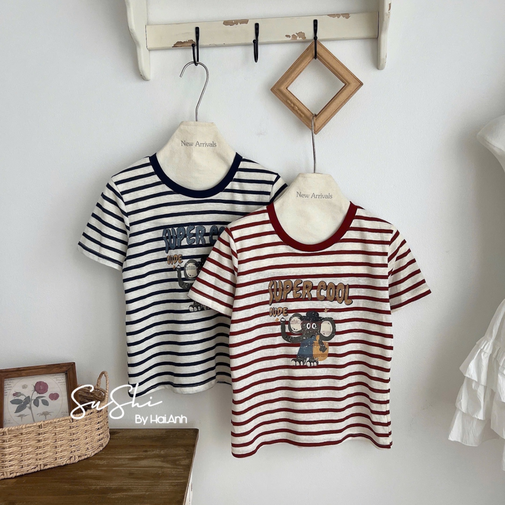 M253324 - ÁO PULL KẺ QC SUPER COOL 2 MÀU