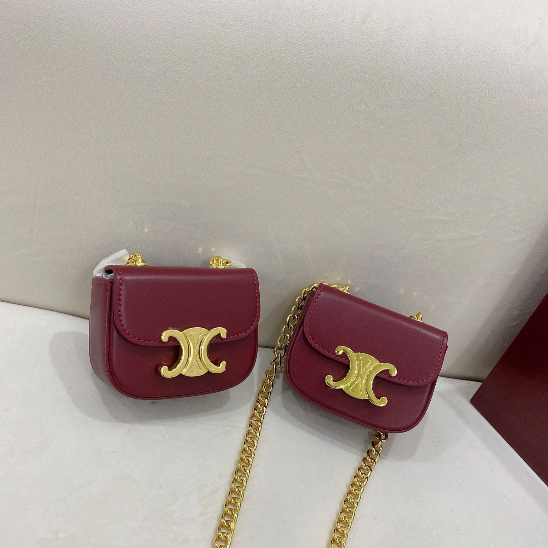 M6856 - XẢ KHO TÚI XÁCH CELIN MINI ĐỎ