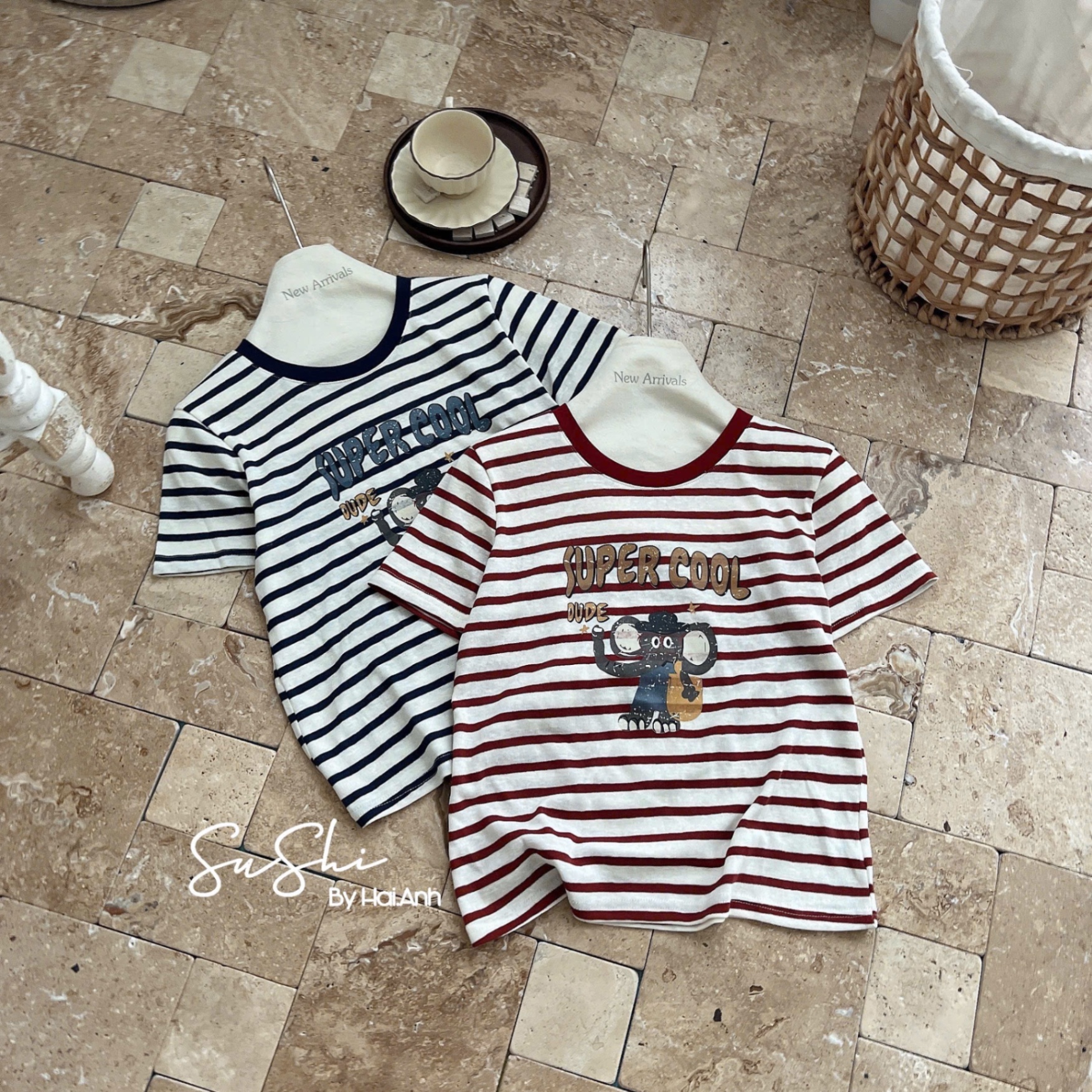 M253324 - ÁO PULL KẺ QC SUPER COOL 2 MÀU