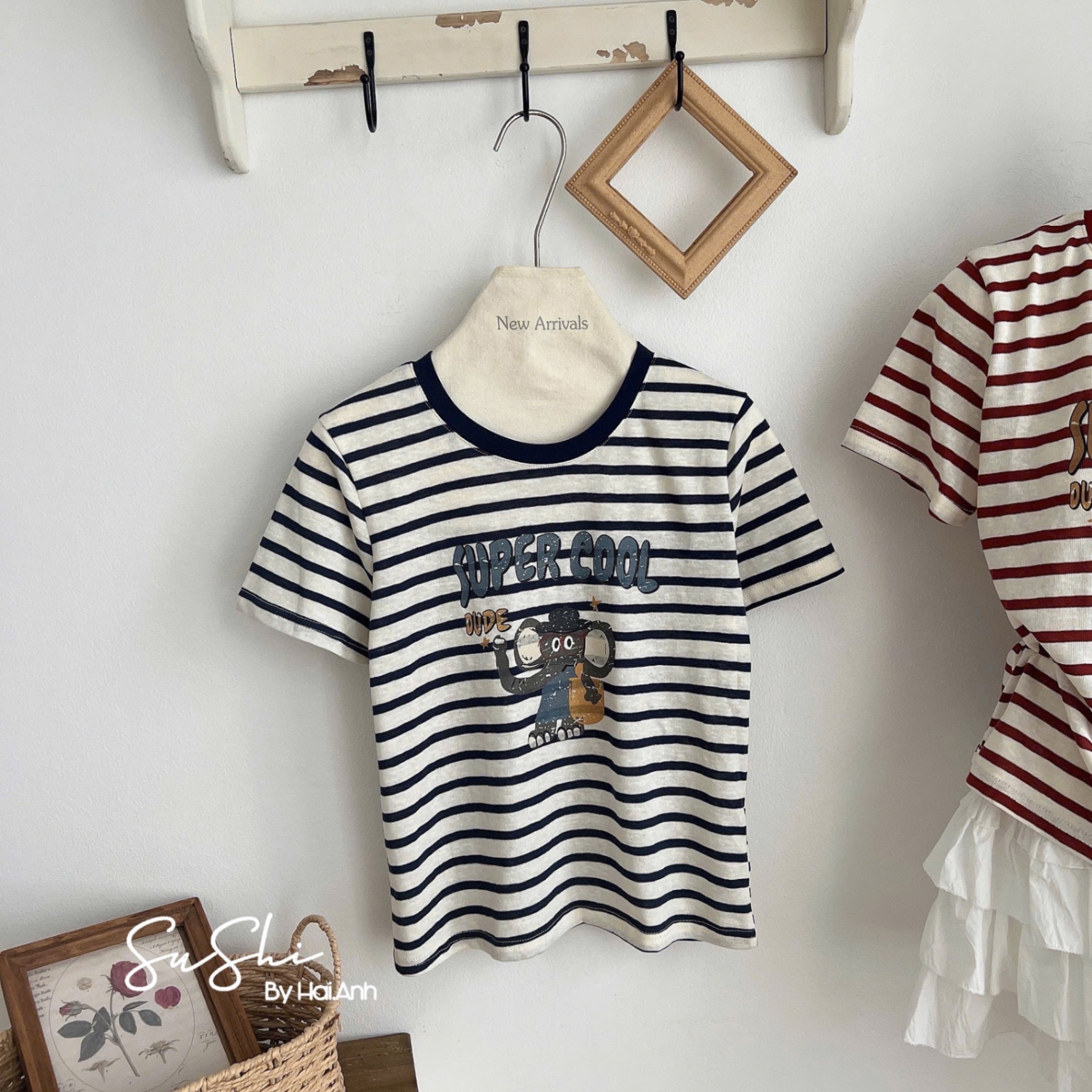 M253324 - ÁO PULL KẺ QC SUPER COOL 2 MÀU
