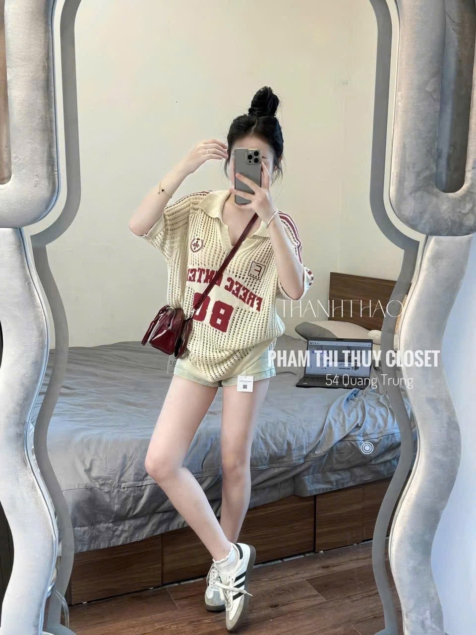 ÁO REN LƯỚI QC BE KEM SỐ 80