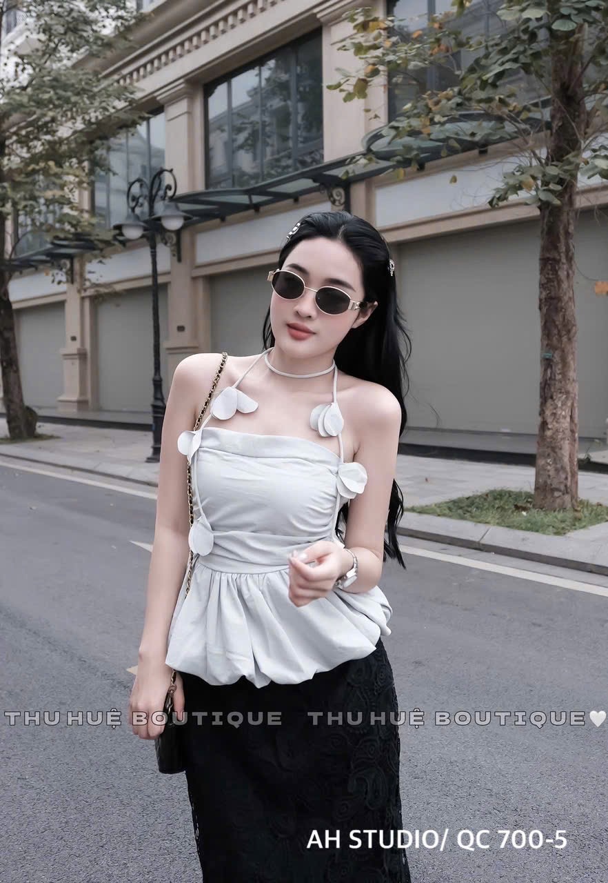 M700- ÁO SƠ MI QUÂY CÚP LI NGỰC THIẾT KẾ