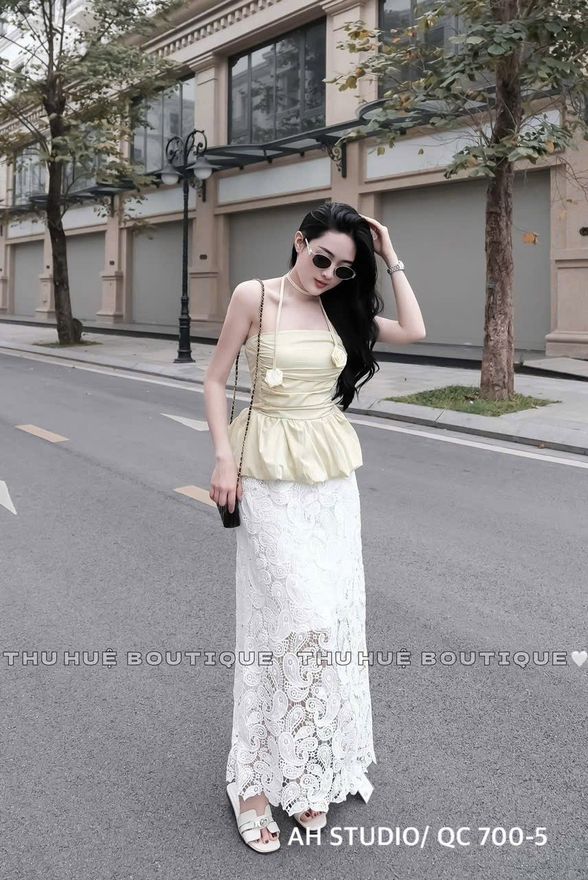 M700- ÁO SƠ MI QUÂY CÚP LI NGỰC THIẾT KẾ