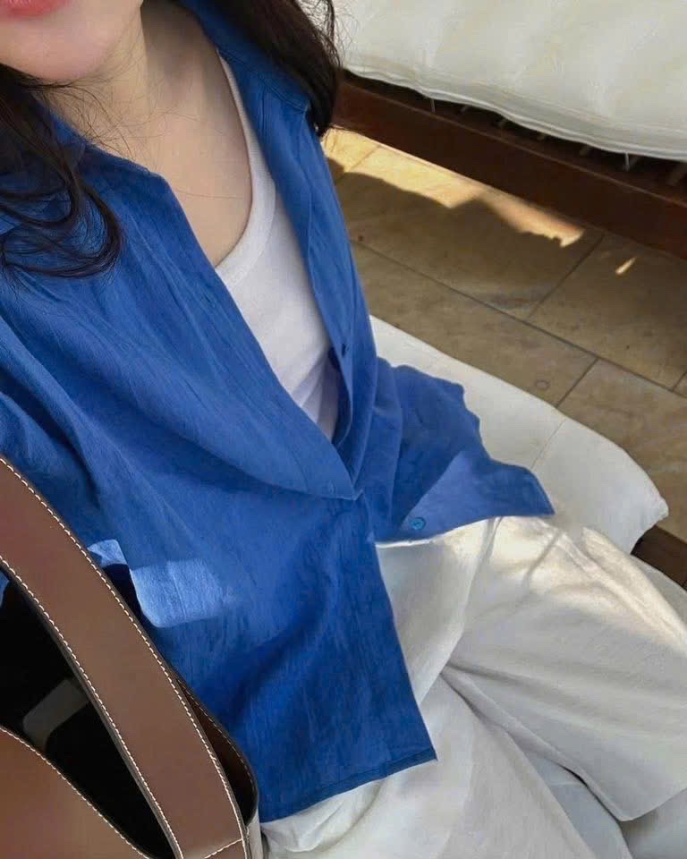 SET SƠ MI XANH QUẦN SUÔNG