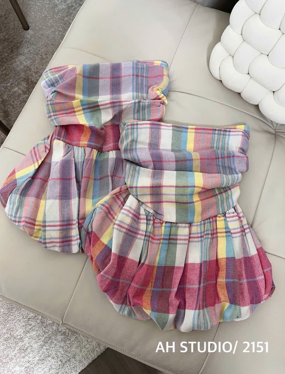 ÁO QUÂY KẺ CÚP LI NGỰC M2151