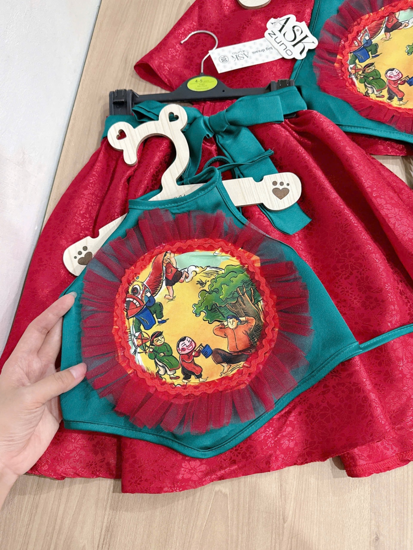 SET GẤM YẾM ĐỎ TRUNG THU