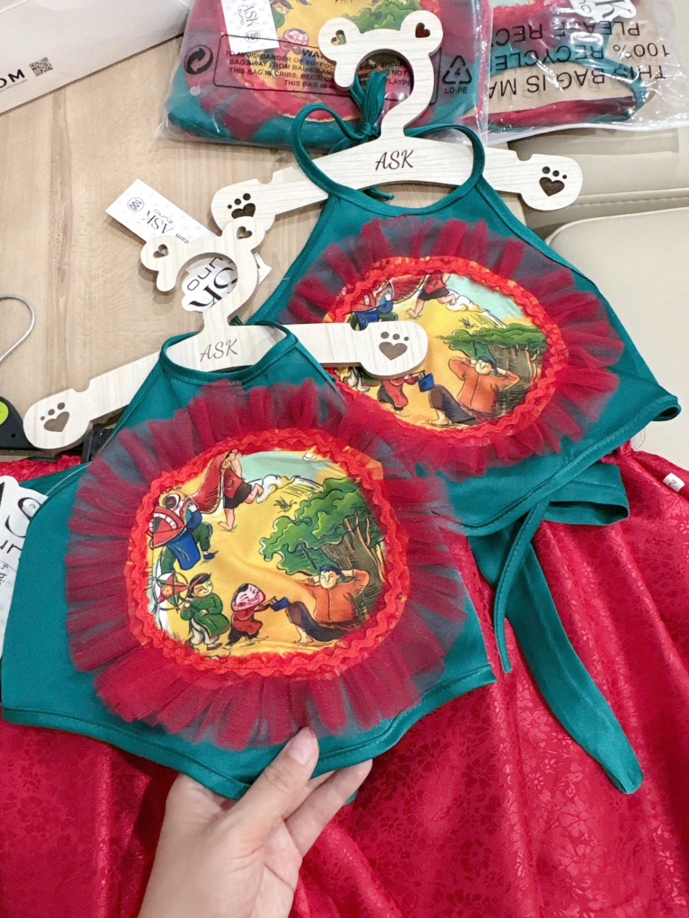 SET GẤM YẾM ĐỎ TRUNG THU