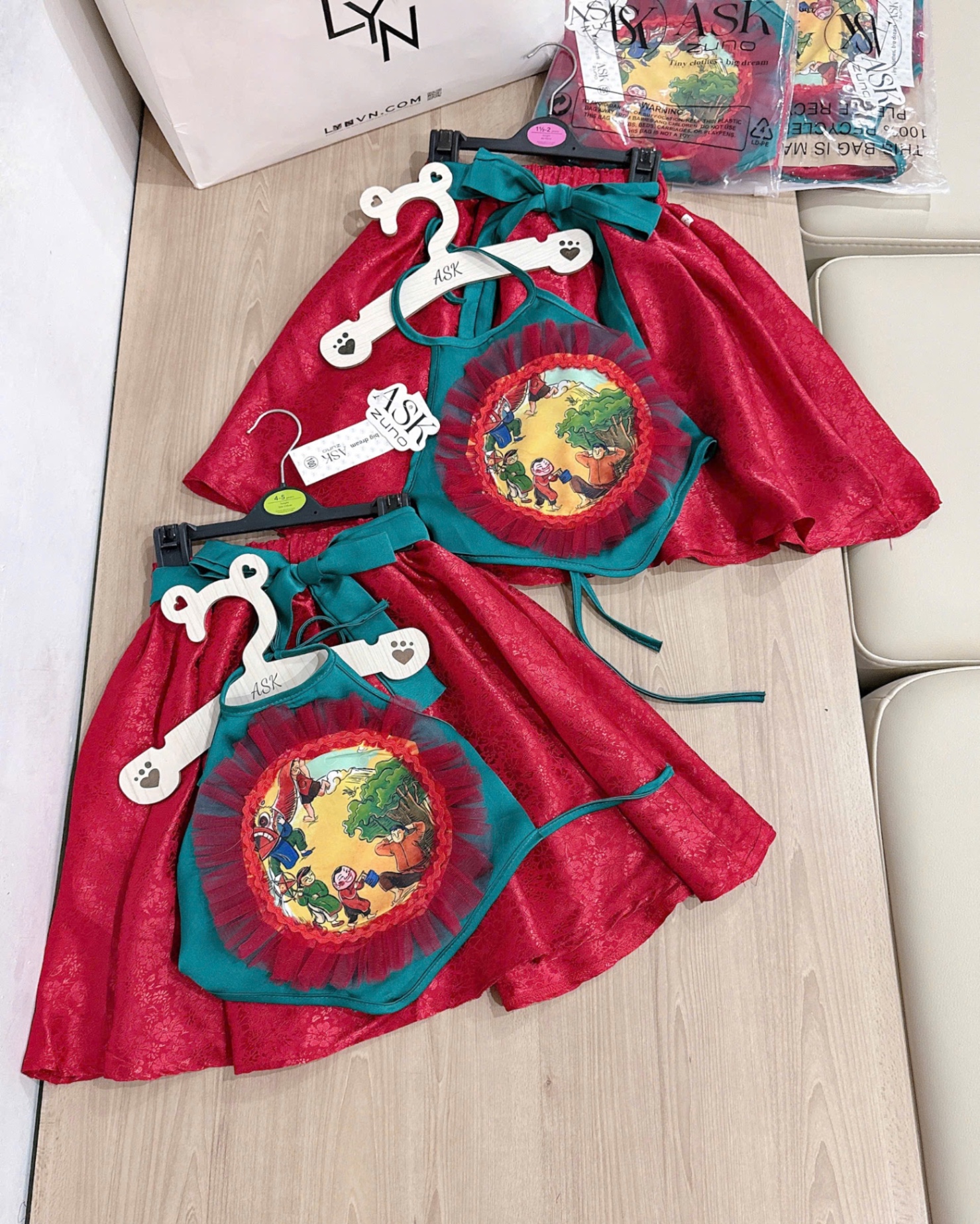 SET GẤM YẾM ĐỎ TRUNG THU
