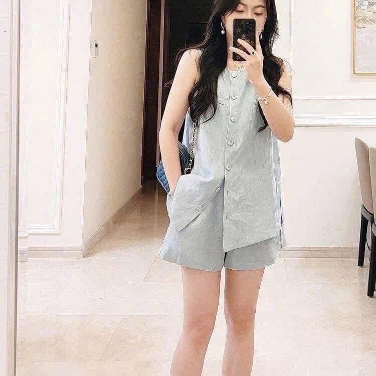BỘ ĐÙI XN HỒNG XANH CÀI CÚC