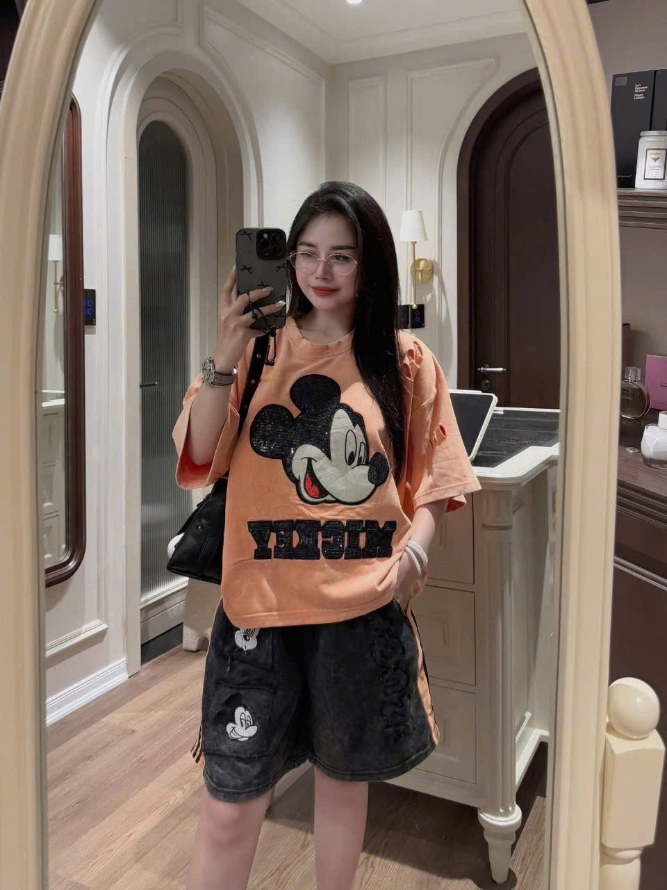 BỘ CỘC MICKY CAM QUẦN JEAN