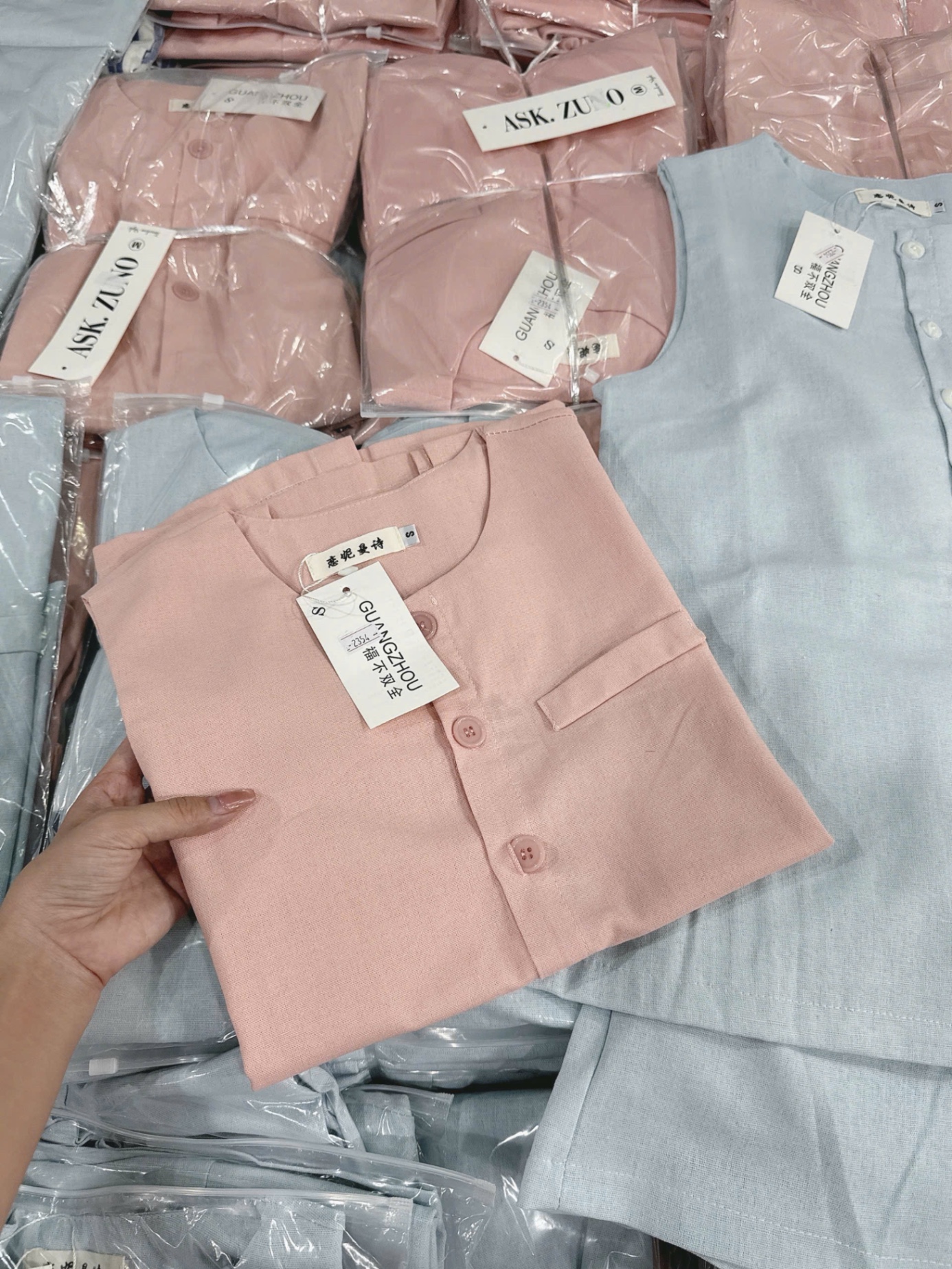 BỘ ĐÙI XN HỒNG XANH CÀI CÚC