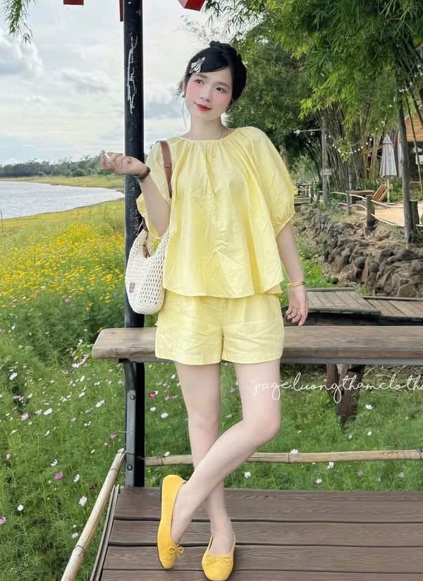BỘ ĐÙI VÀNG TAY BỒNG NỮ