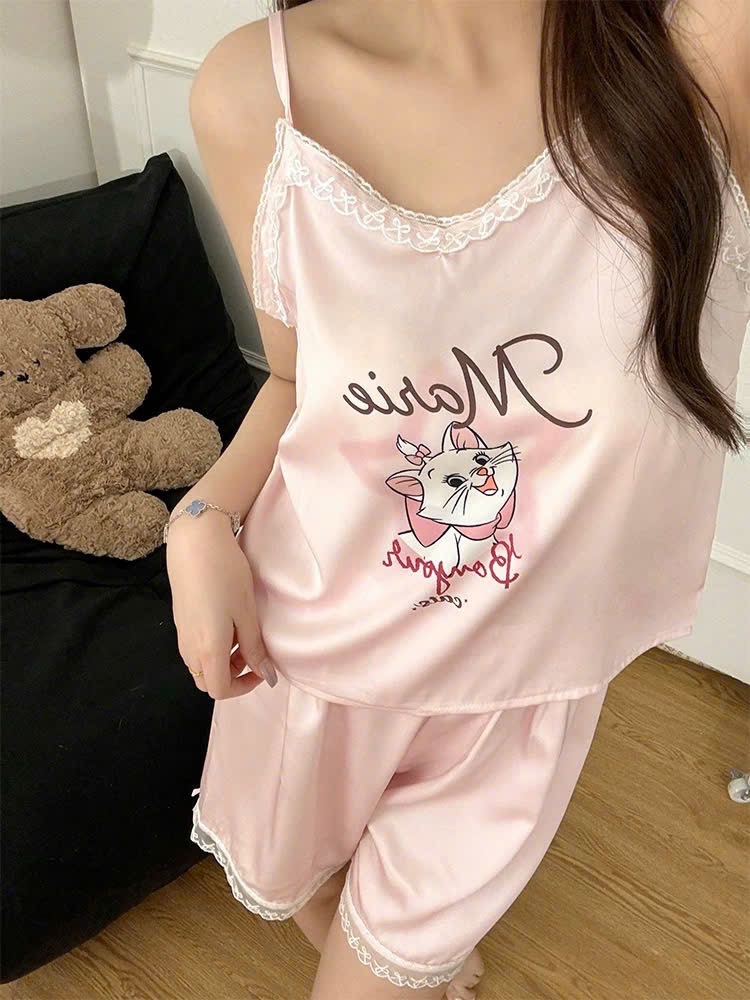 BỘ LỤA ĐÙI HÌNH MÈO MARIE