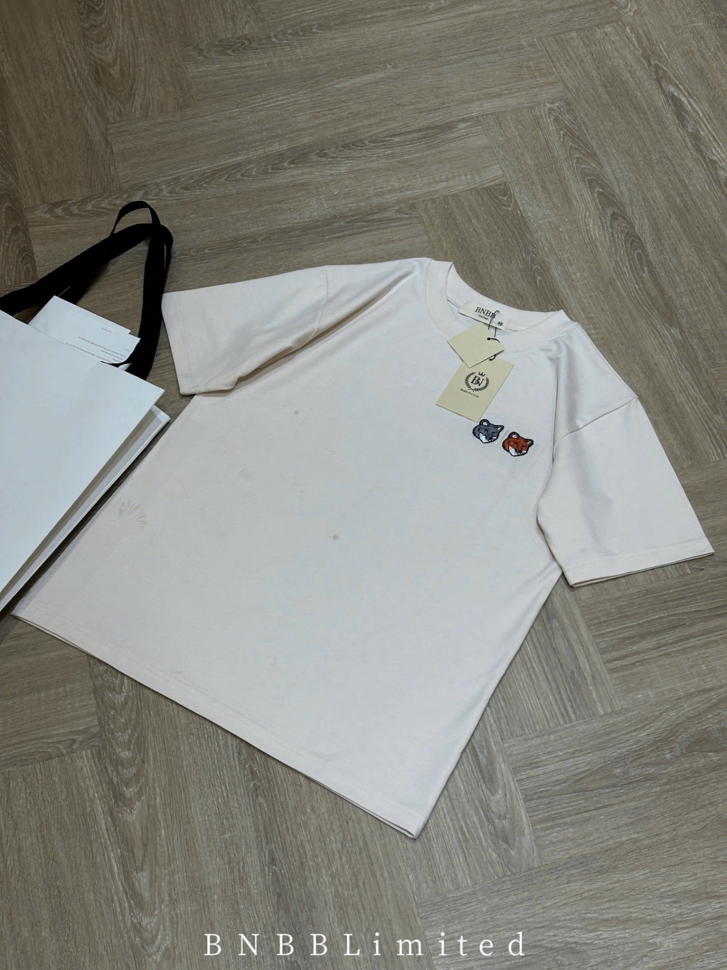 ÁO PULL CỘC BE THÊU CÁO BNBB