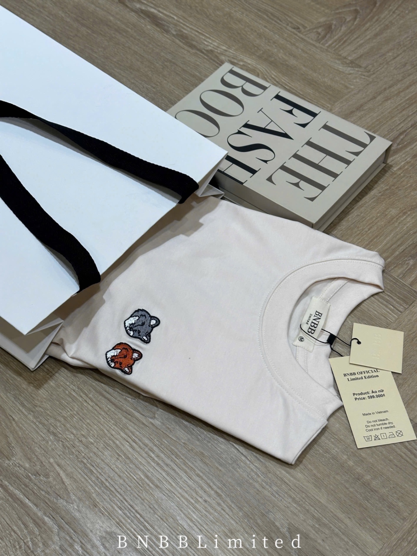 ÁO PULL CỘC BE THÊU CÁO BNBB