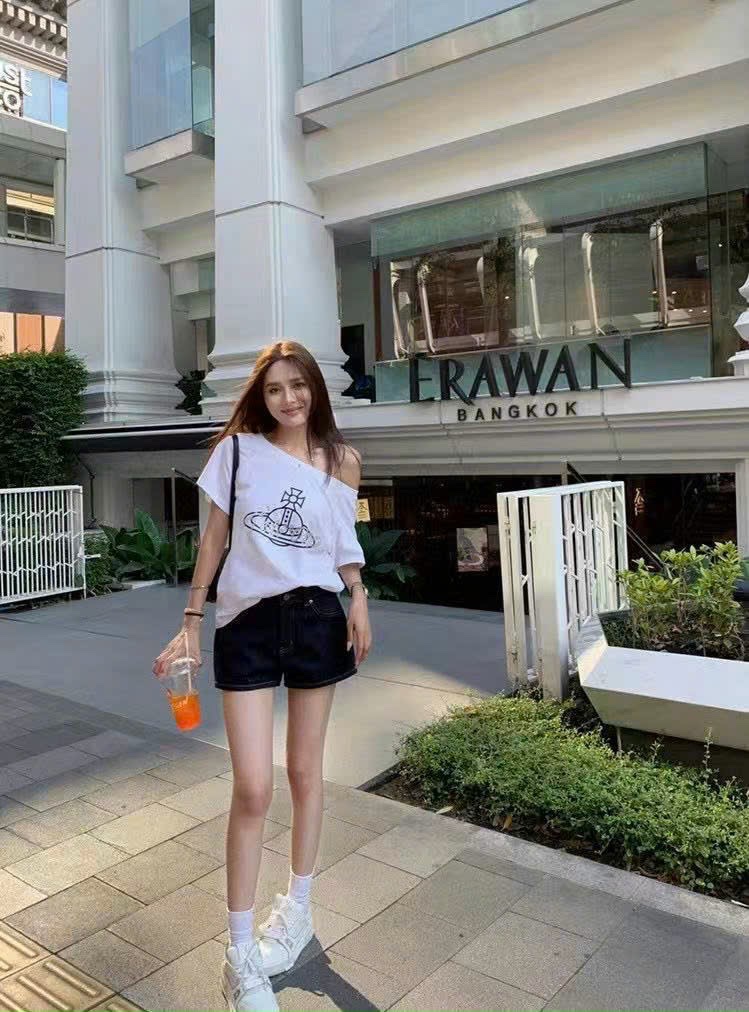 XẢ KHO QUẦN SOOC JEAN XANH CHỈ VÀNG WGWE