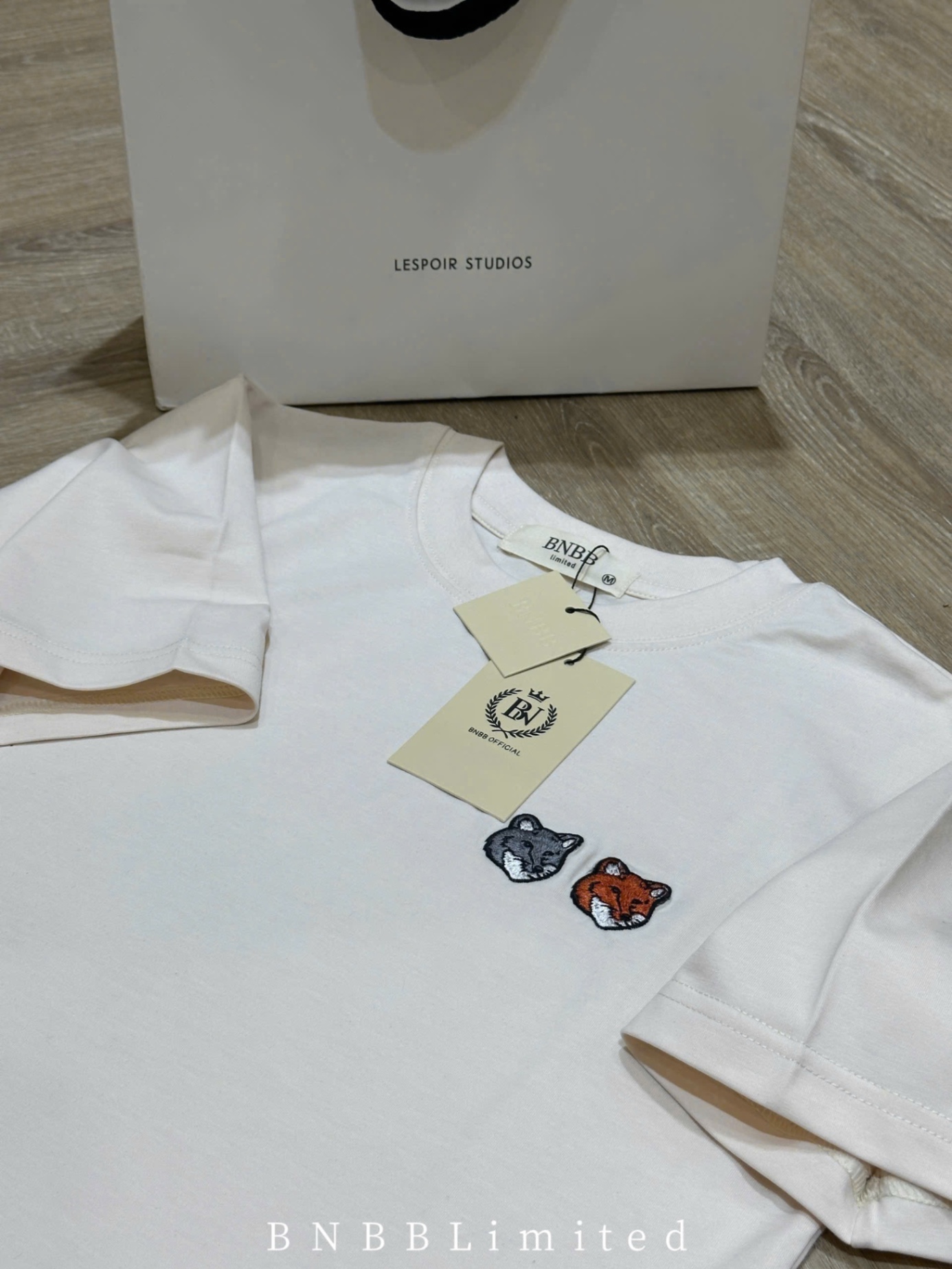 ÁO PULL CỘC BE THÊU CÁO BNBB