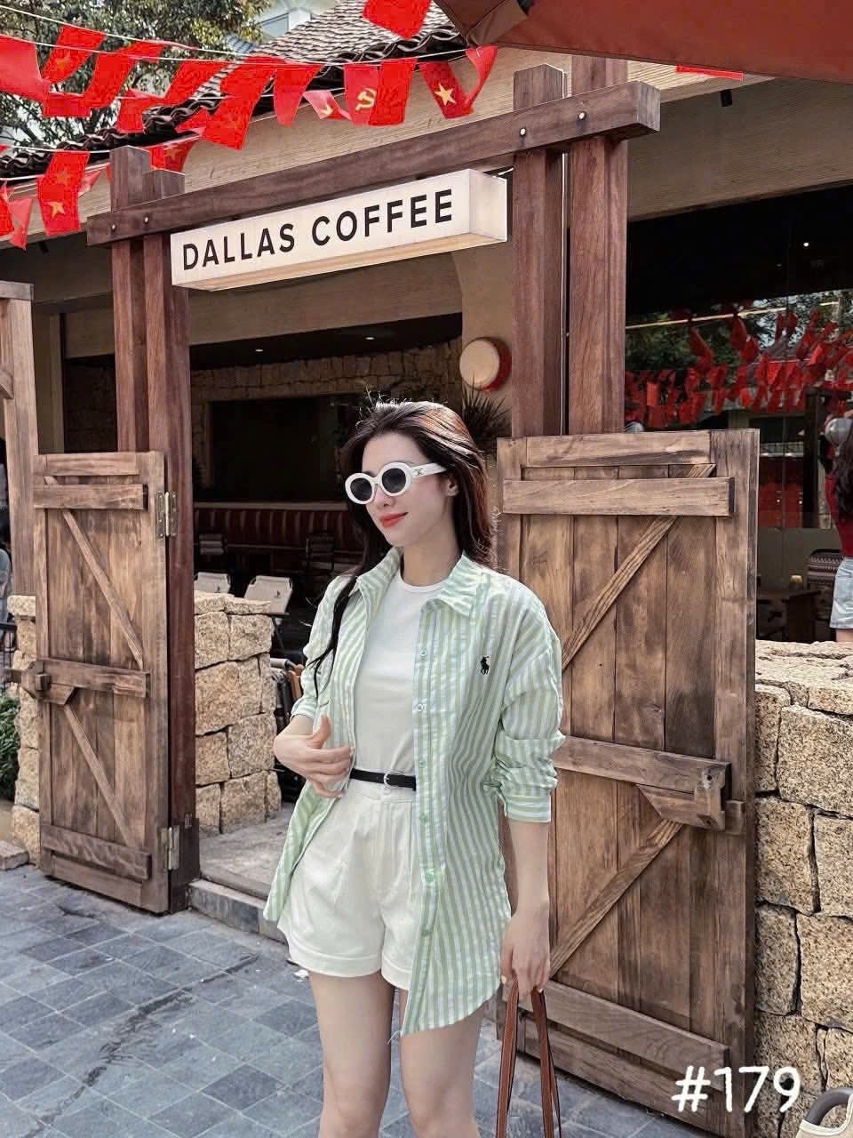 SET BỘ SƠ MI 4CT THÊU NGỰA TÚI NGỰC