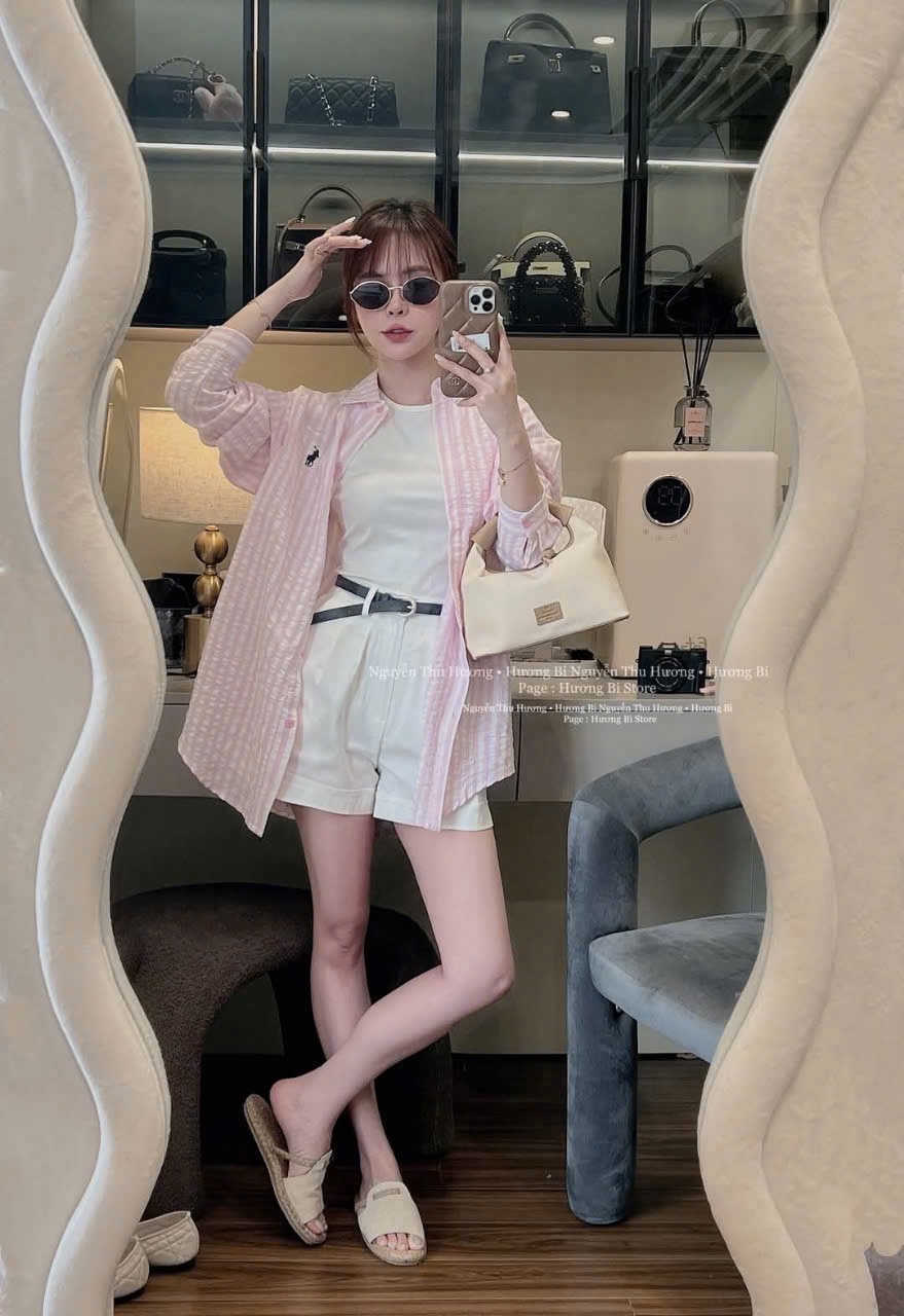 SET BỘ SƠ MI 4CT THÊU NGỰA TÚI NGỰC