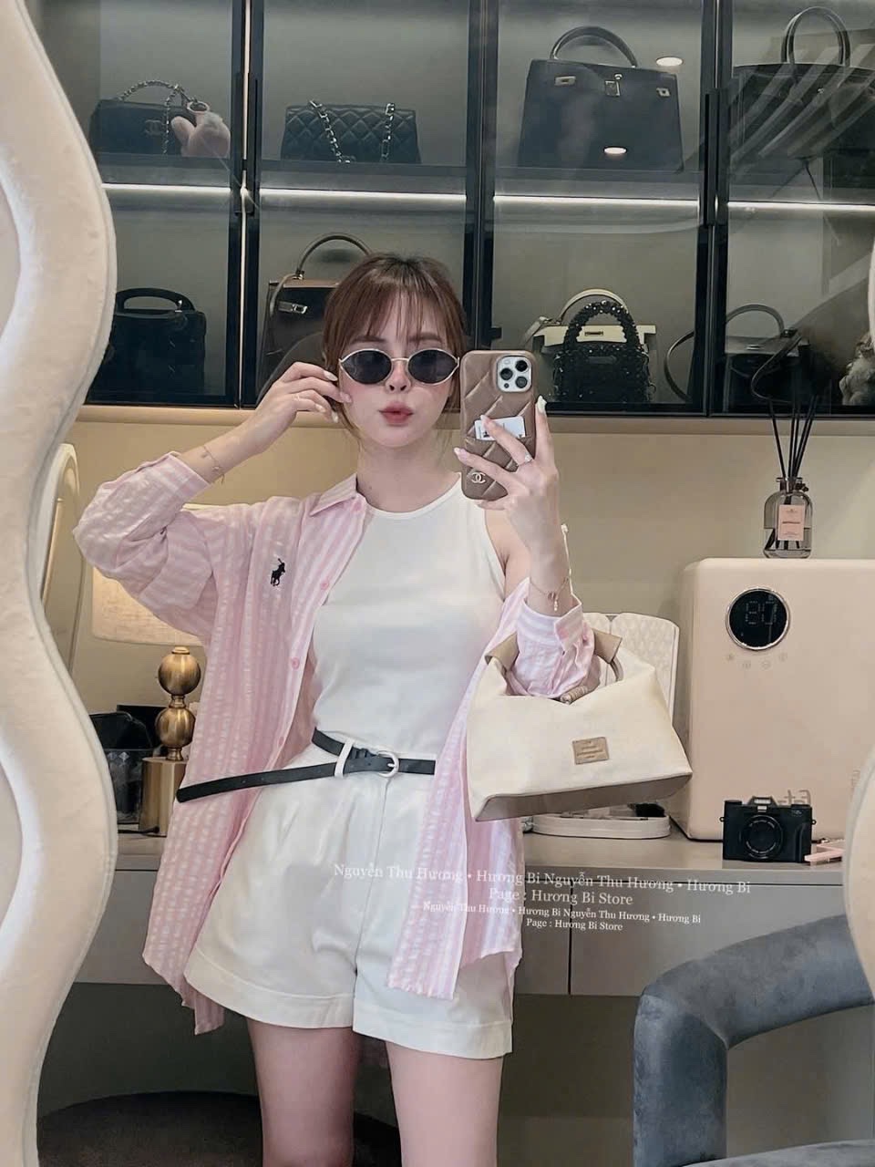 SET BỘ SƠ MI 4CT THÊU NGỰA TÚI NGỰC