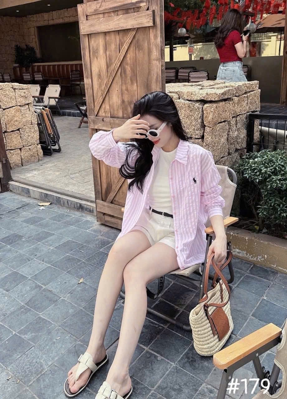 SET BỘ SƠ MI 4CT THÊU NGỰA TÚI NGỰC