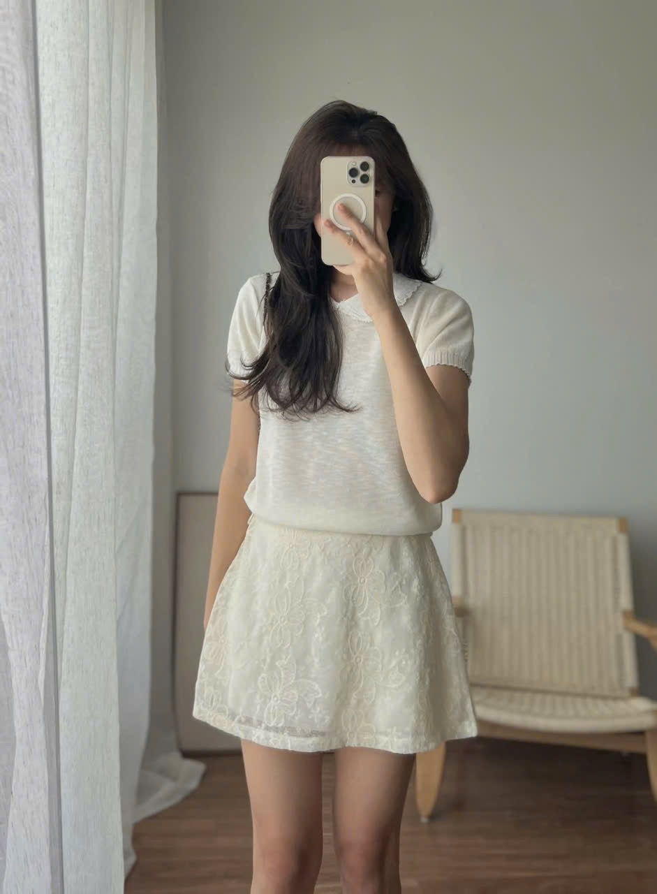 ÁO MTG LƯỚI CỔ SEN QC