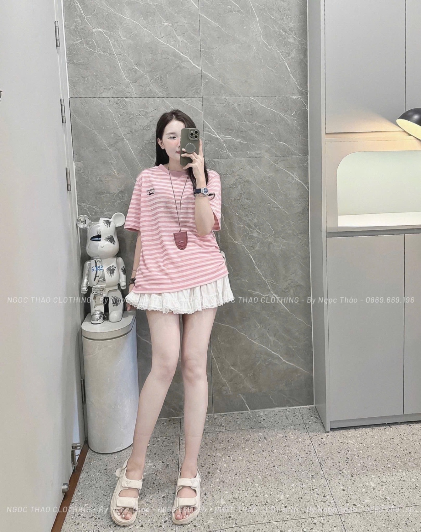 M258165-188 ÁO PULL KẺ HÔNG QCCC