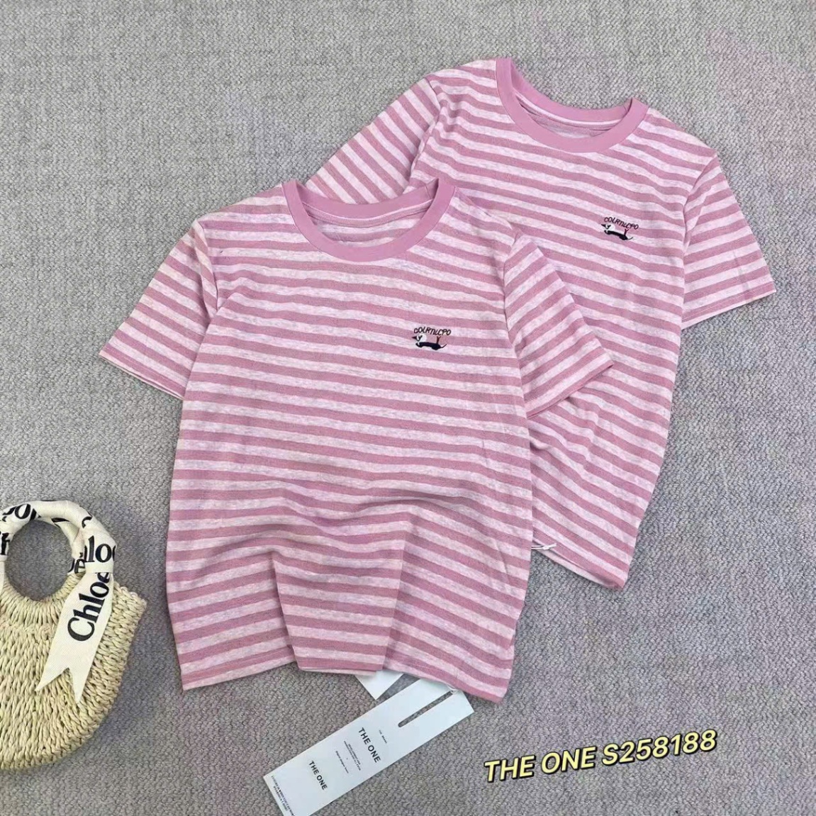 M258165-188 ÁO PULL KẺ HÔNG QCCC