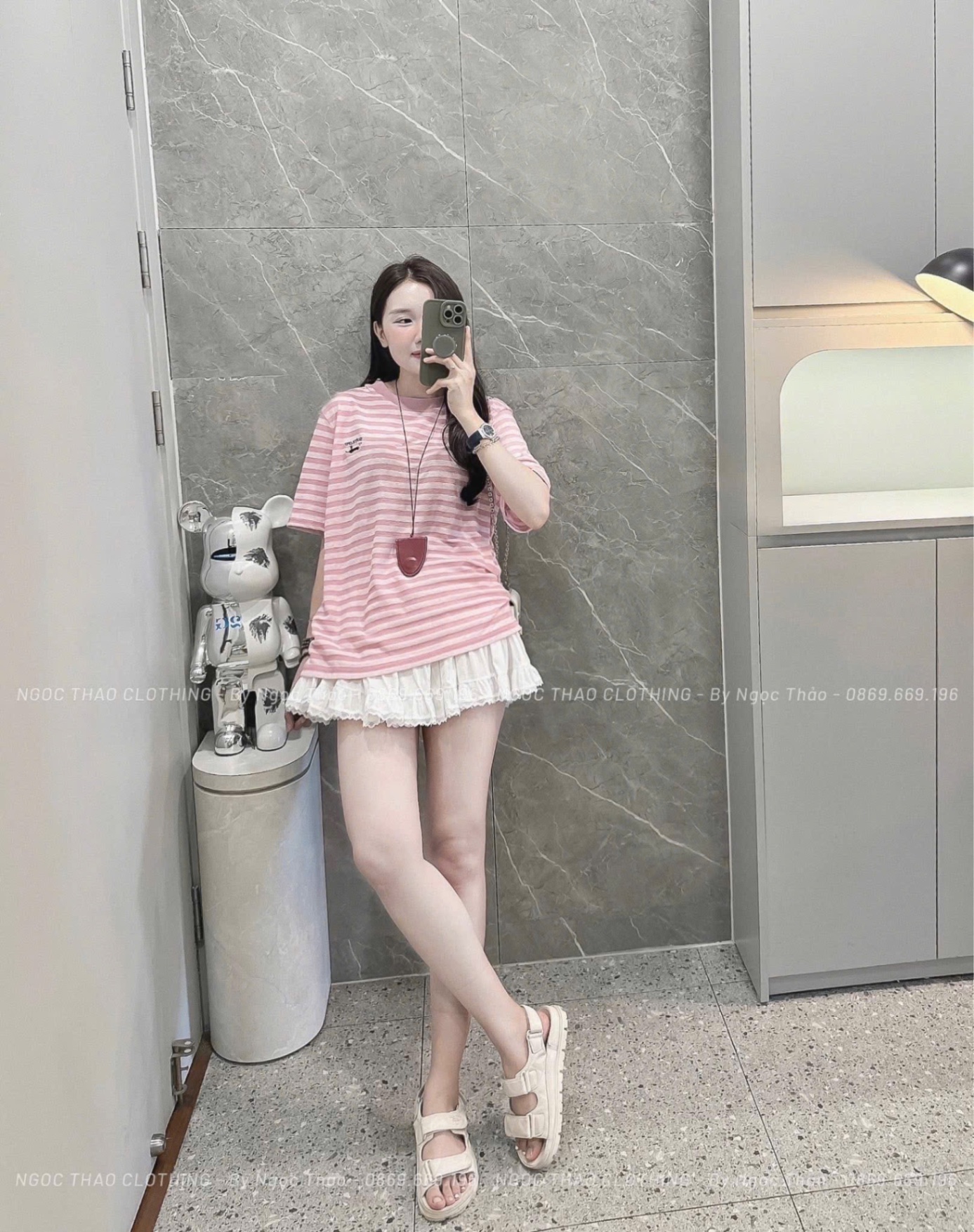 M258165-188 ÁO PULL KẺ HÔNG QCCC