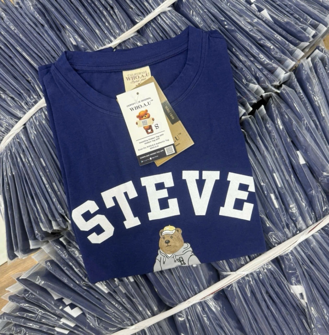 XẢ KHO SÉT 2 ÁO PULL CỘC GẤU STEVE THAN TRẮNG
