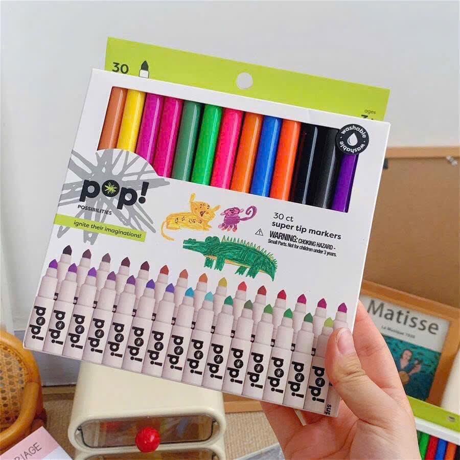 XẢ KHO BÚT MÀU XUẤT HỮU CƠ XUẤT MỸ POP