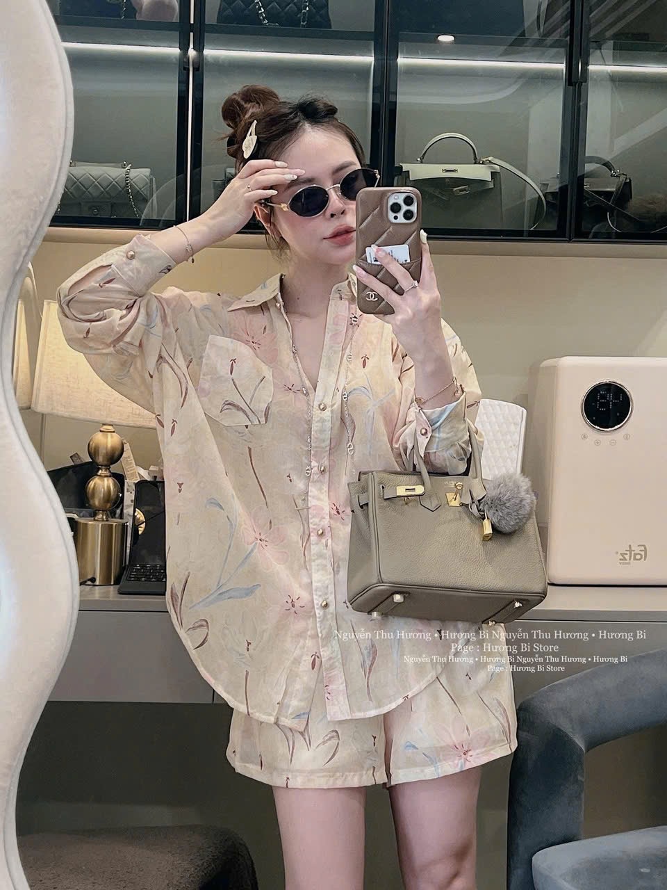 BỘ ĐÙI SƠ MI VOAN HOA TƠ MÀU BE