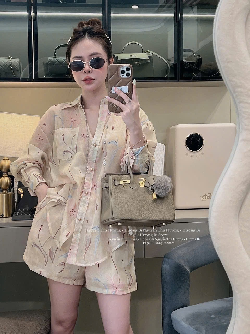 BỘ ĐÙI SƠ MI VOAN HOA TƠ MÀU BE