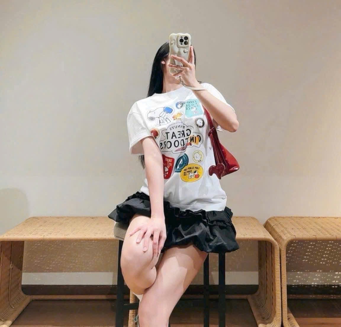 ÁO PULL CỘC HÌNH CÚN SNOOPY EAT