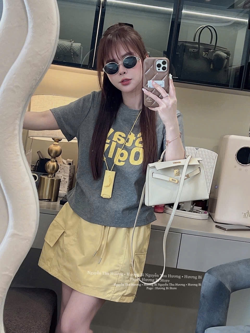 SÉT ÁO GHI CỘC CHỮ STAY MIX CV TÚI HỘP