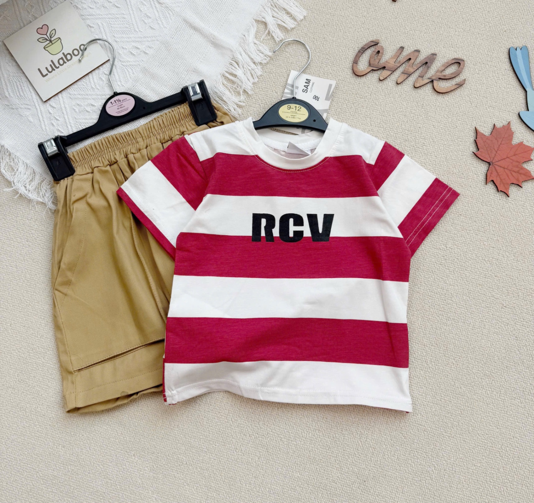 XẢ KHO BỘ ĐÙI KẺ ĐỎ QUẦN KAKI RCV