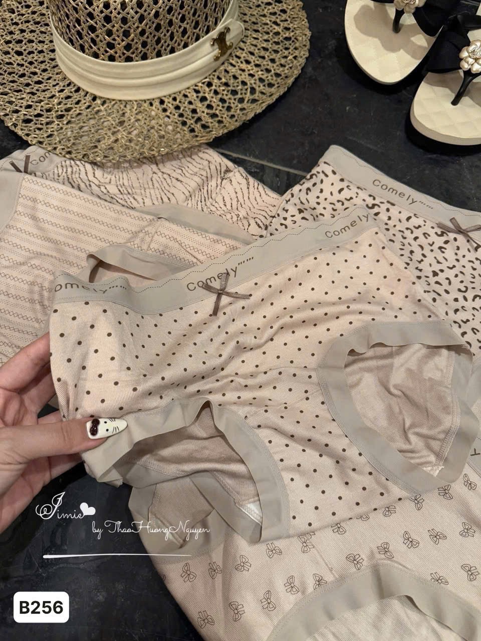 SÉT 10 QUẦN LÓT COTTON CẠP CHỮ COMELY