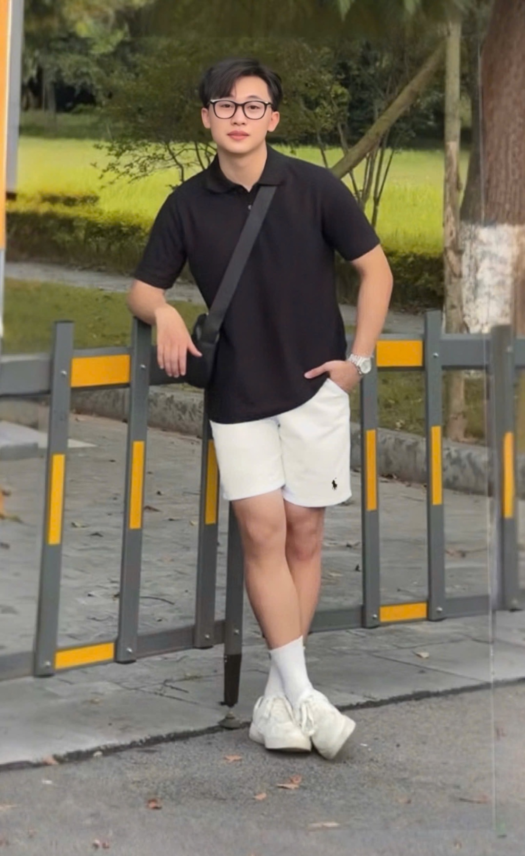 SET 3 QUẦN ĐÙI POLO NAM THÊU NGUA