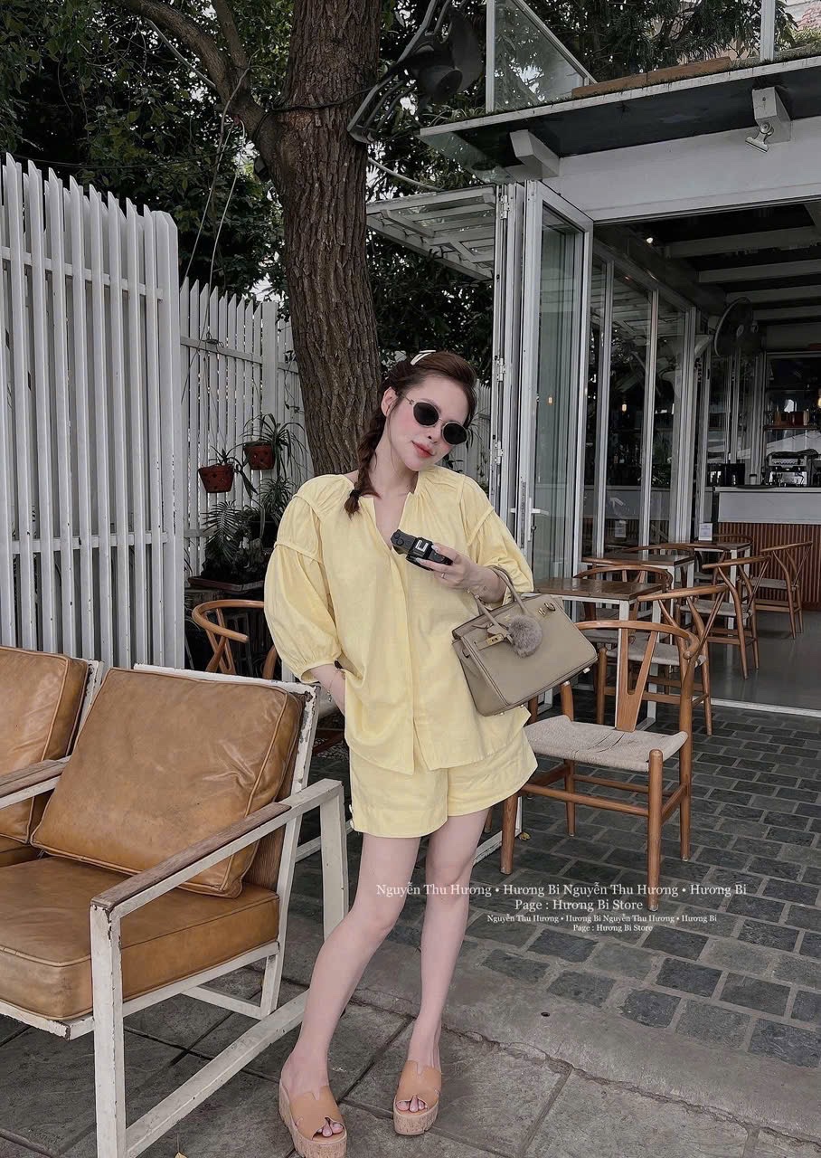 SET BỘ ĐŨI VÀNG CỔ TRÒN TAY BỒNG MIX SOOC