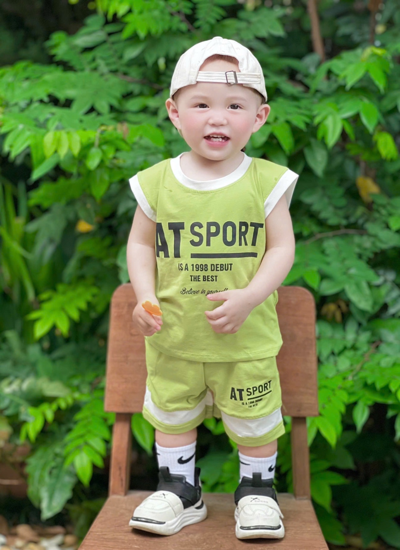 XẢ KHO SÉT 2 BỘ ĐÙI BA LỖ SPORT TRẮNG XANH BT