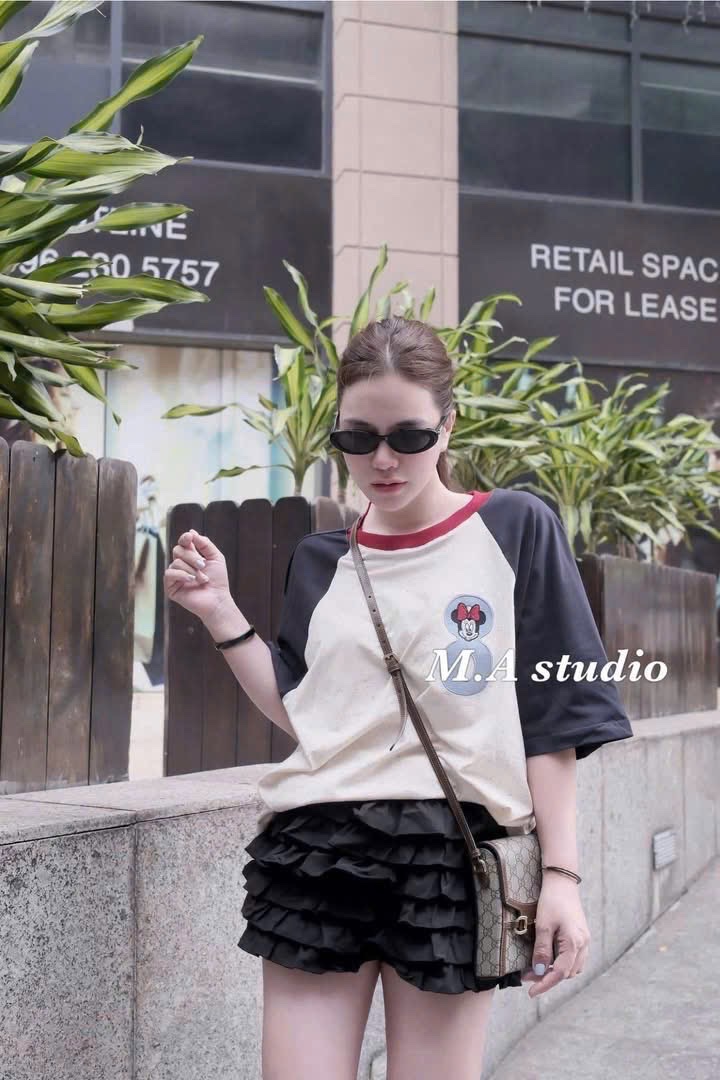 ÁO PULL CỘC MICKY BE PHỐI THAN KÈM MÓC