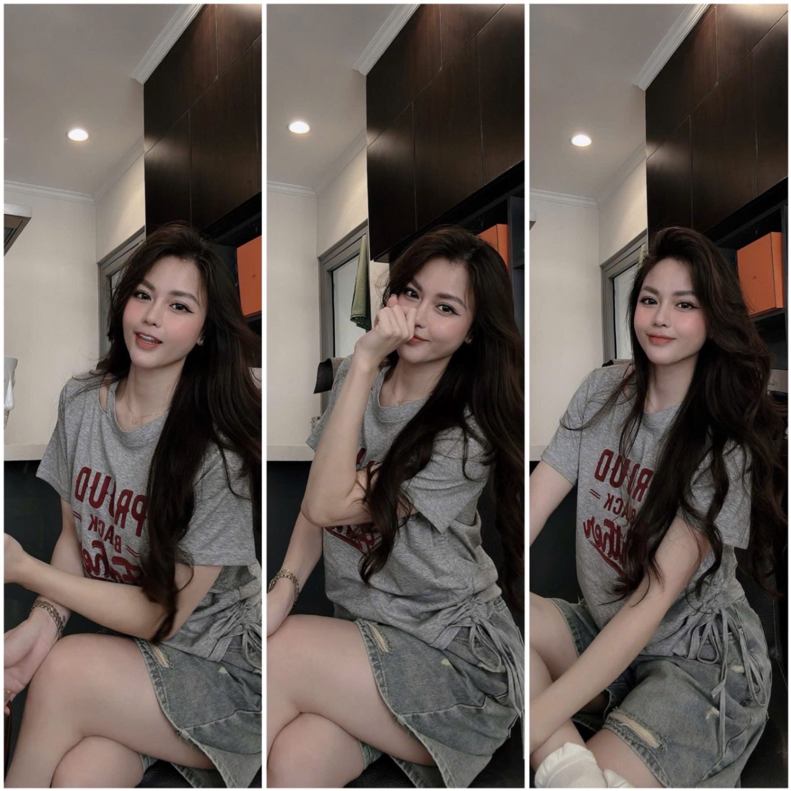 SET ÁO CỘC XÁM PROUD QUẦN JEAN