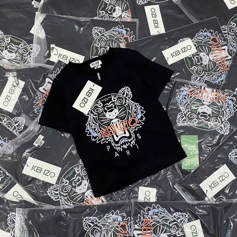 XẢ KHO ÁO COTTON CHỮ KENZO CHO BT BG