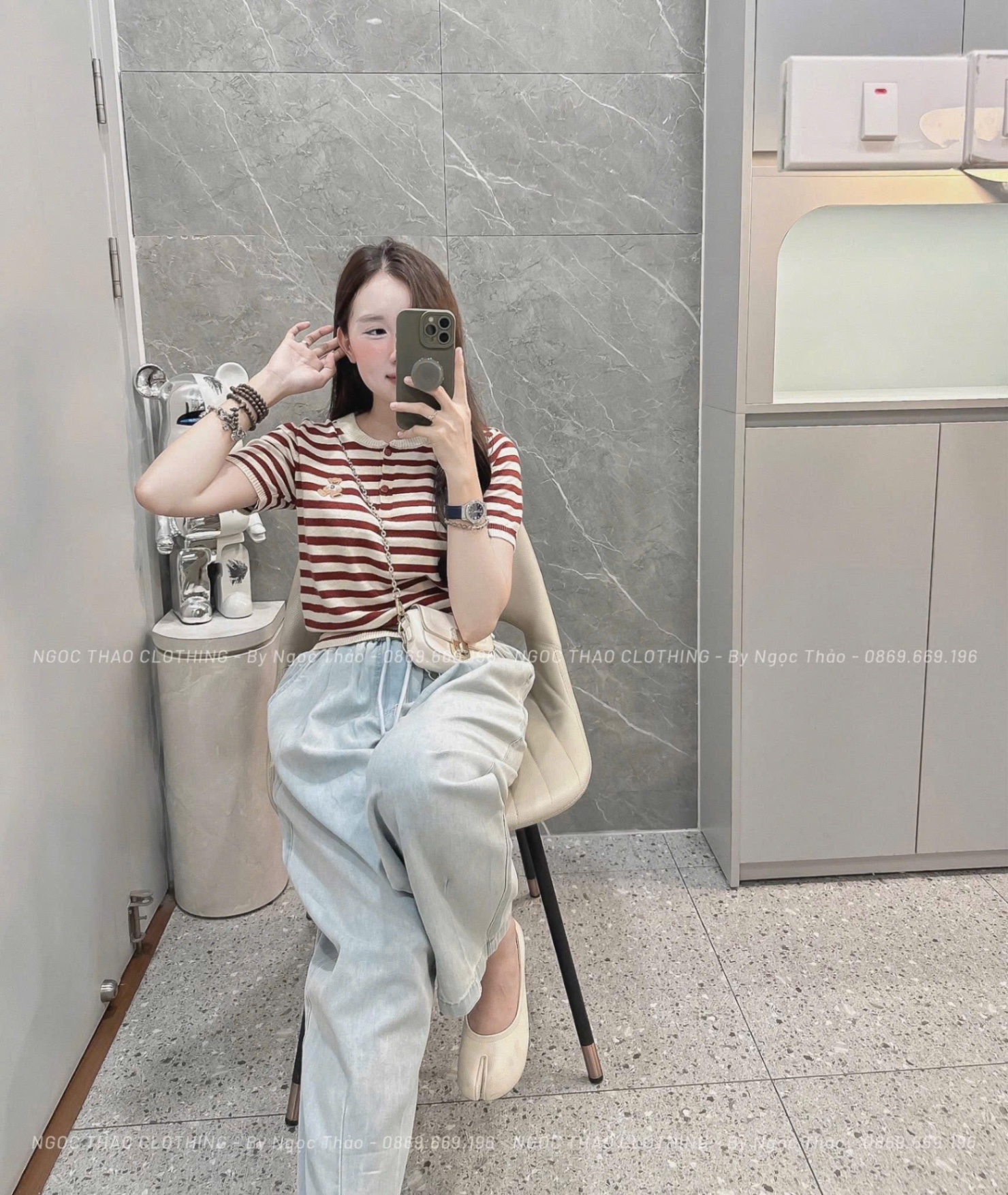 QUẦN JEAN BAGGY CẠP CHUN MÀU XANH