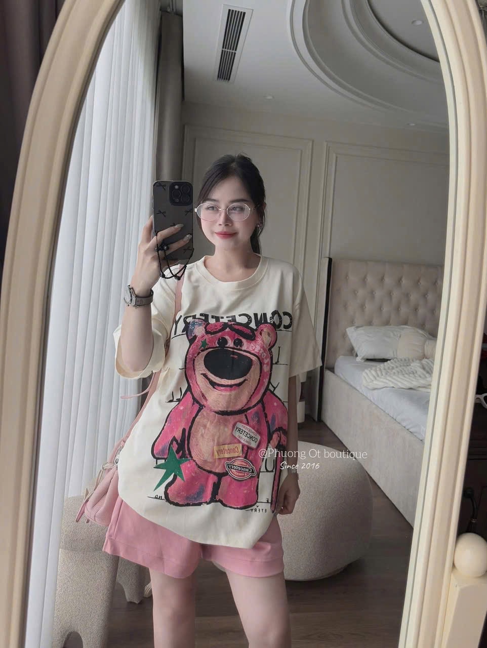 XẢ KHO BỘ GẤU LOSTO BE QUẦN HỒNG